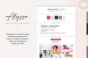 Alyssa Blog/Pinterest Canva Template, a Websites & App Template by The Canva Template Shop (Thumbnail 7 of 7)