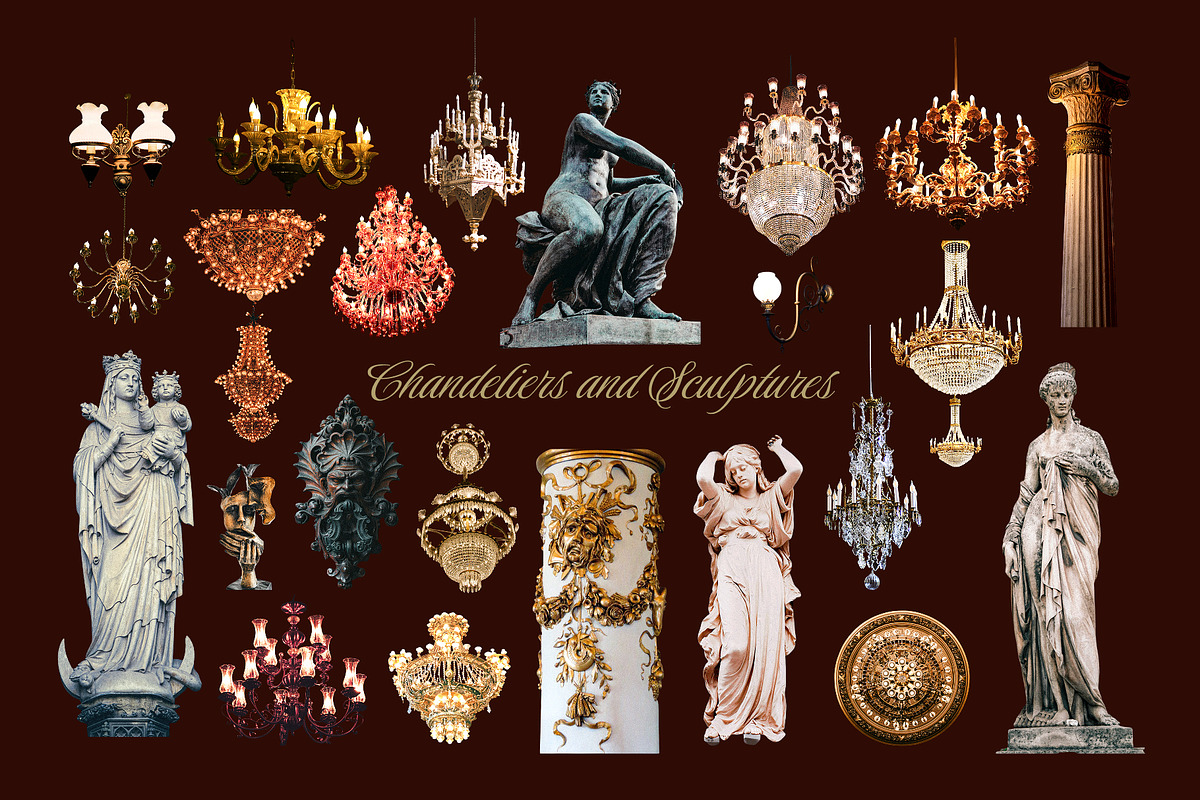 Curtain Call — Opera Collage Kit, an Object Graphic by Anzhelika (Photo 6 of 10)
