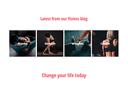 Landing page for personal trainer XD, a Landing Page Template by NeptuneDesign (Thumbnail 8 of 9)