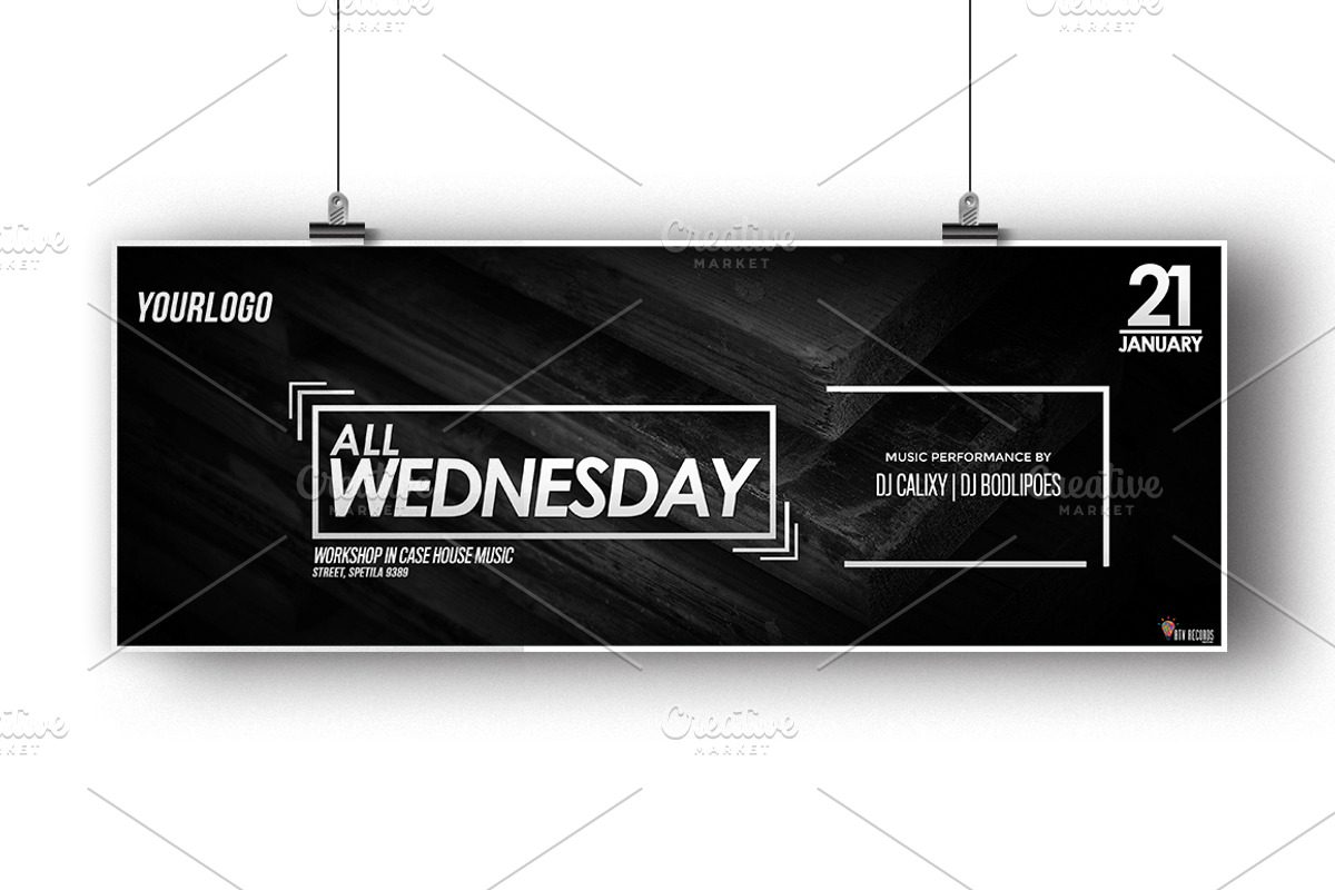 Flyer Club Dj, a Social Media Template by lawless graphic (Photo 1 of 2)