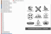 18 Snowboarding Logos Templates, a Branding & Logo Template by Art Design (Thumbnail 6 of 26)