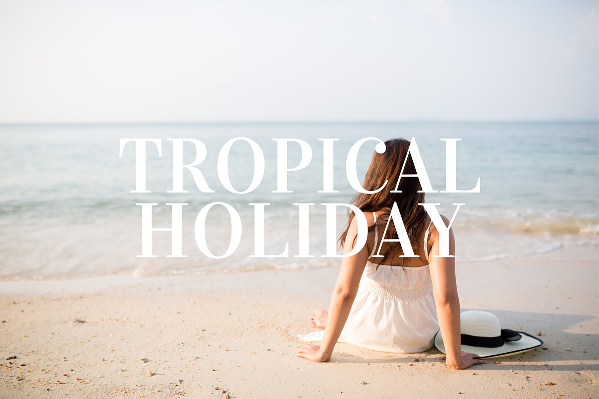 White Tropical Lifestyle Bundle, a Person Photo by Beach Babe Stock (Photo 4 of 5)