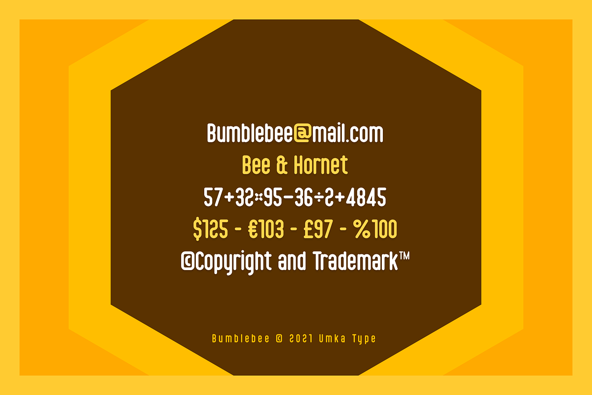 Bumblebee Font, a Sans Serif Font by alpercakici (Photo 8 of 9)