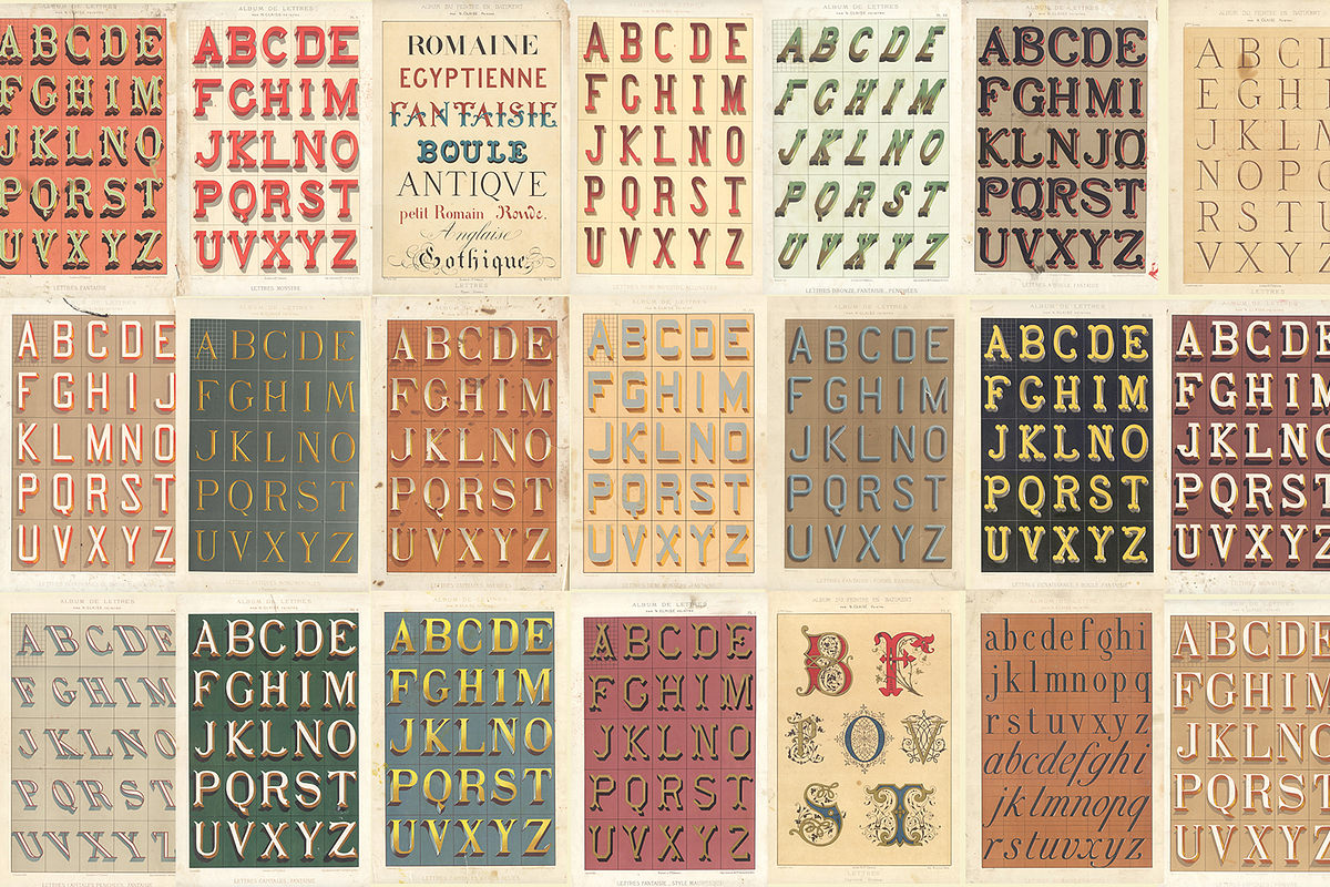 750 Vintage Letters Mega Bundle, an Education Illustration by Digital Museum (Photo 4 of 8)