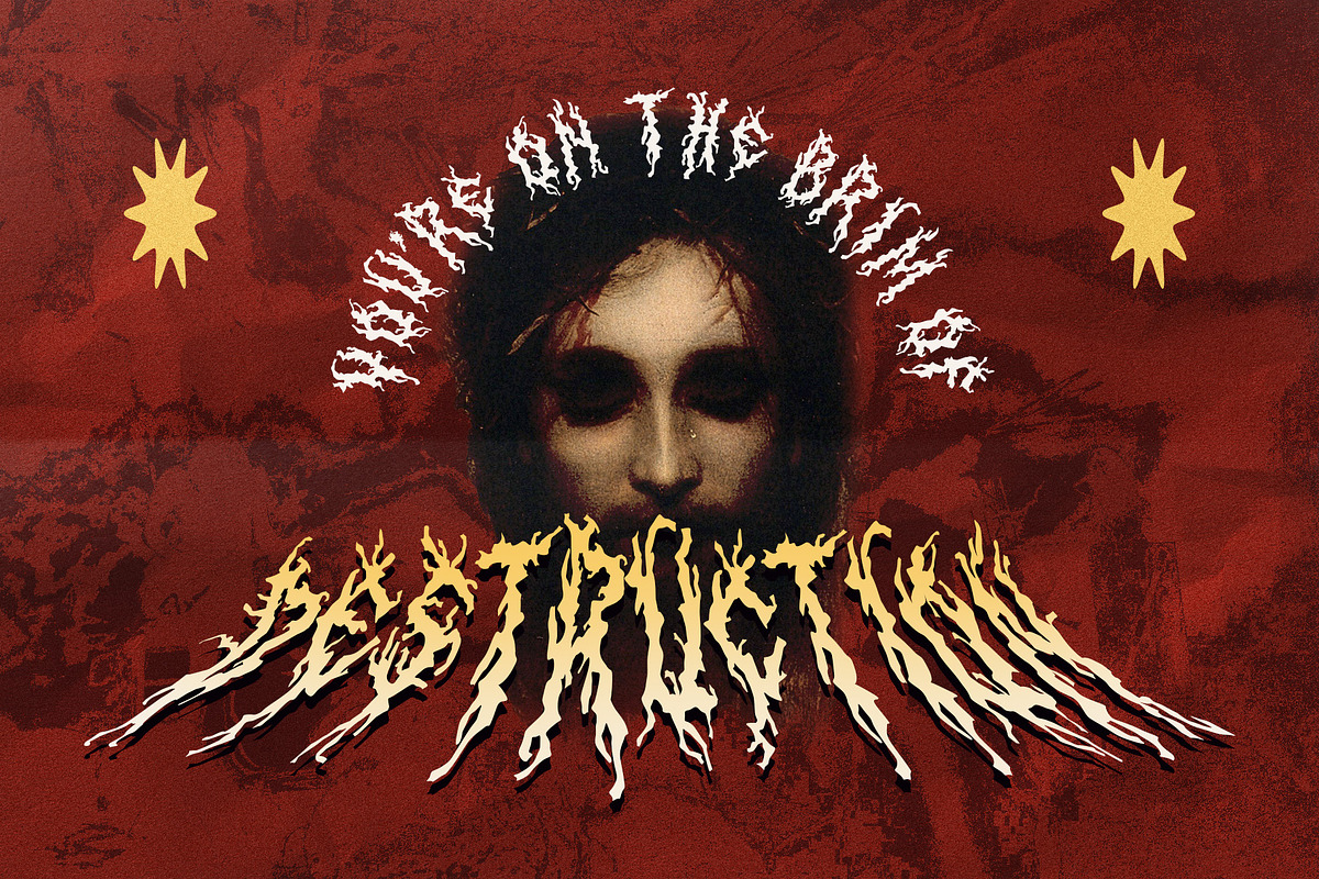 CS Bistre – Black Metal Font, a Blackletter Font by Craft Supply Co. (Photo 3 of 8)