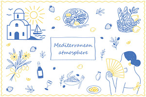 Mediterranean Outline Contour Icon, a Graphic by Imaginary Party