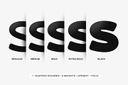 Gunterz Rounded, a Sans Serif Font by Locomotype (Thumbnail 5 of 13)