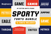 The Sporty Font Bundle, a Sans Serif Font by Sofia Skoog (Thumbnail 1 of 8)