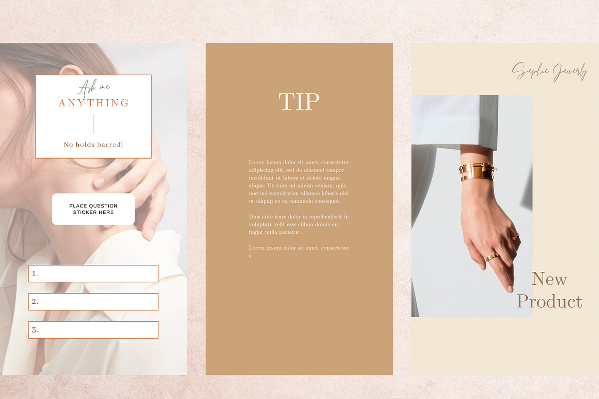 Sephie - Instagram Story Template Ca, a Social Media Template by Bonita Digital Design (Photo 3 of 6)