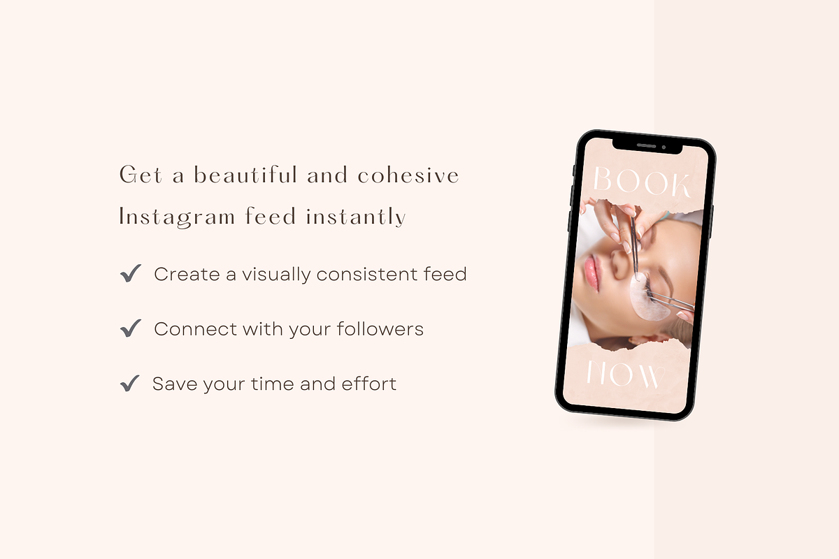 Lash Instagram Post Template, a Social Media Template by ShopRShop (Photo 4 of 9)