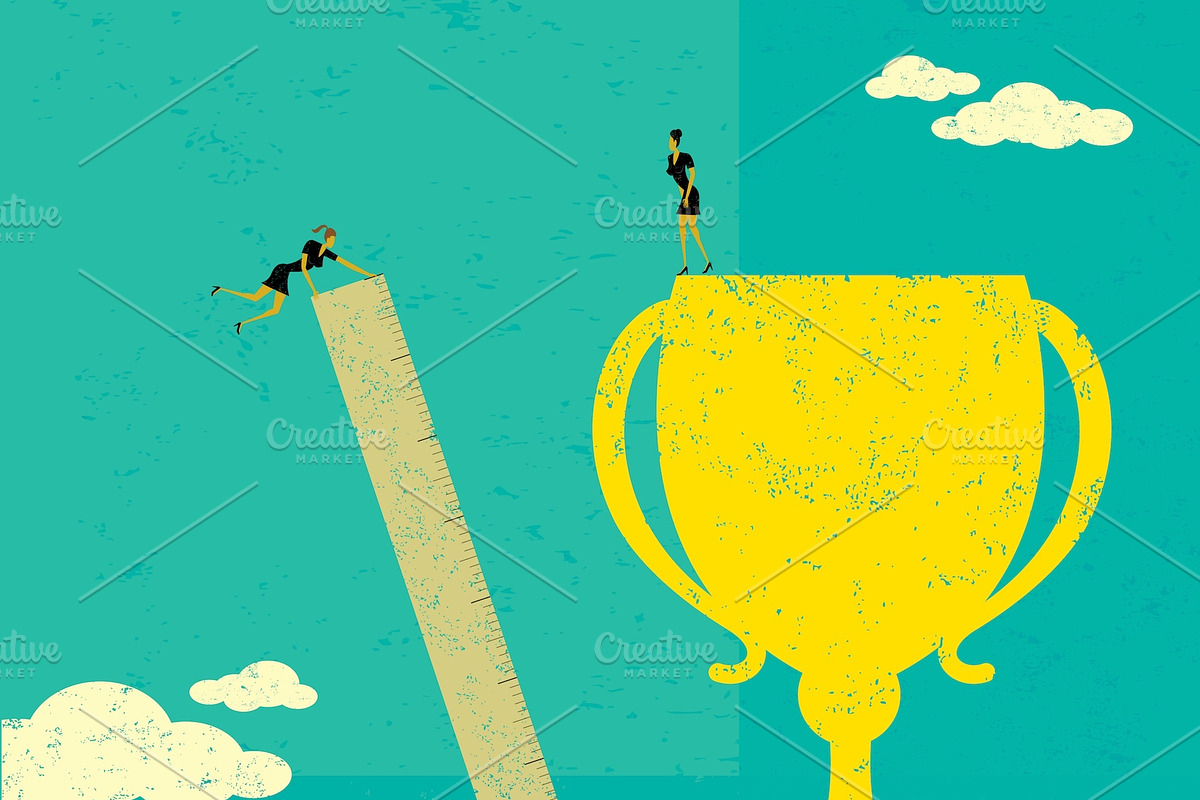 Business Concepts Bundle 11 Women, a Person Illustration by retrorocket (Photo 13 of 21)