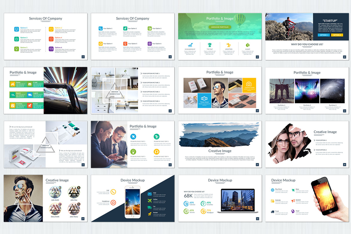 Startup Powerpoint Template, a Presentation Template by UniqueStudio (Photo 6 of 10)