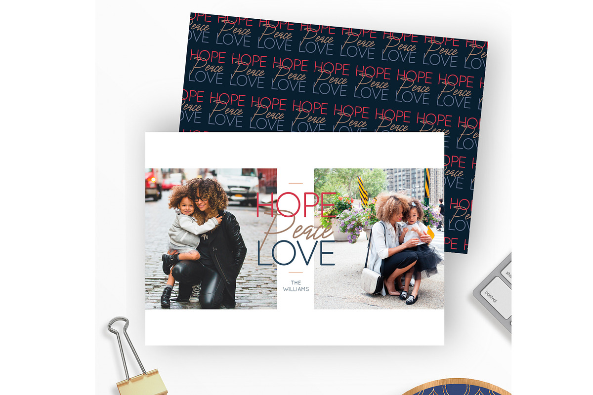 Holiday Card Template, a Card Template by aticnomar