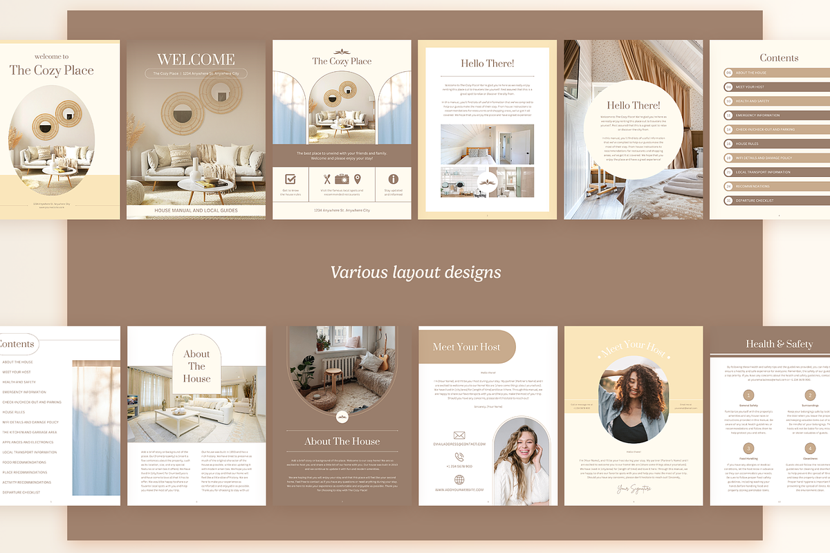 Airbnb House Manual Creator, a Magazine Template by Creatif Foundry (Photo 4 of 9)