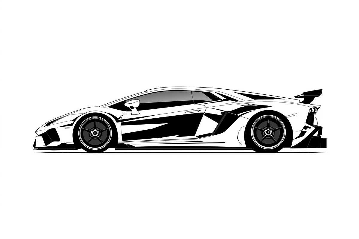 Car Silhouette Vector Art, an Illustration by musafir_fashion (Photo 3 of 9)