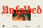CS Meliora Drawn, a Blackletter Font by Craft Supply Co. (Thumbnail 3 of 8)