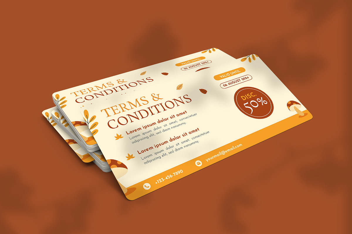 Autumn Sale - Gift Voucher, a Print Template by VUNIRA (Photo 3 of 3)