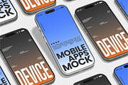 Mobile Apps Mockup, an iPhone Mockup by Permadi Creative (Thumbnail 2 of 5)