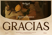 Mostical, a Font by Burntilldead (Thumbnail 12 of 12)