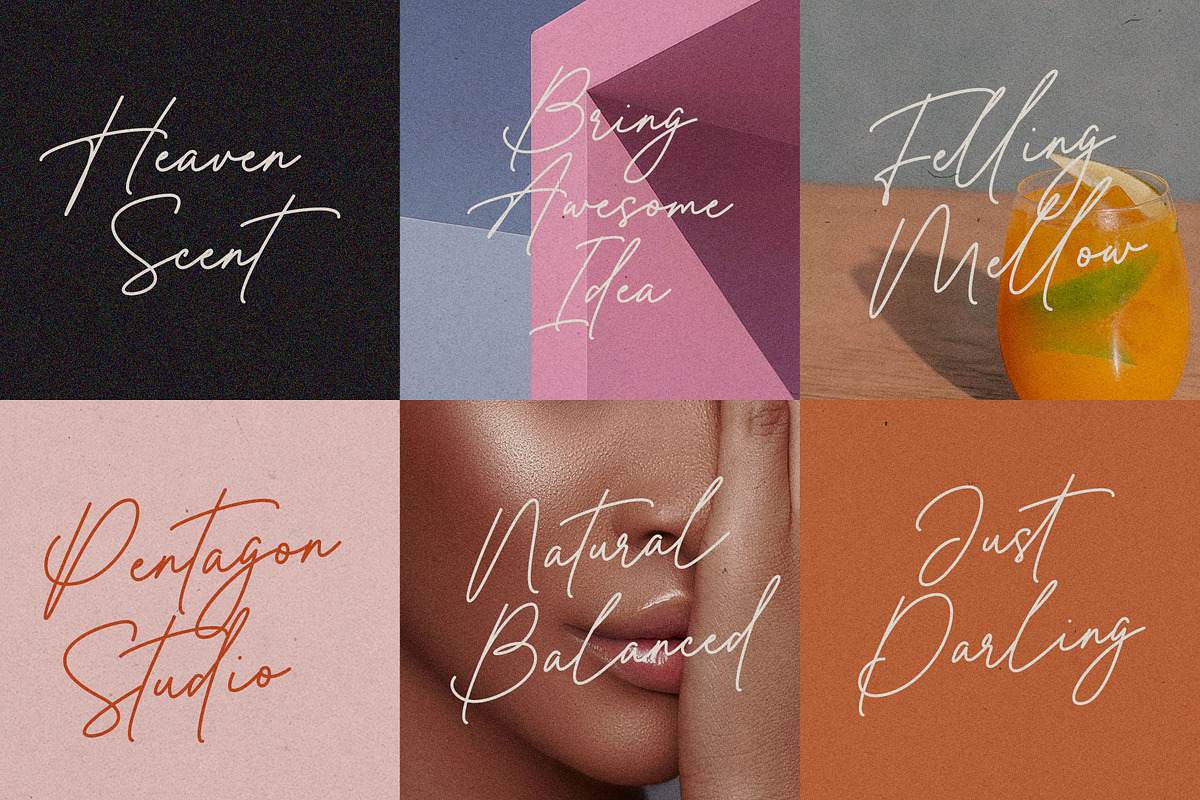 Bella Hestina Handwritten Font, a Handwritten Font by RantautypeStudio (Photo 10 of 15)