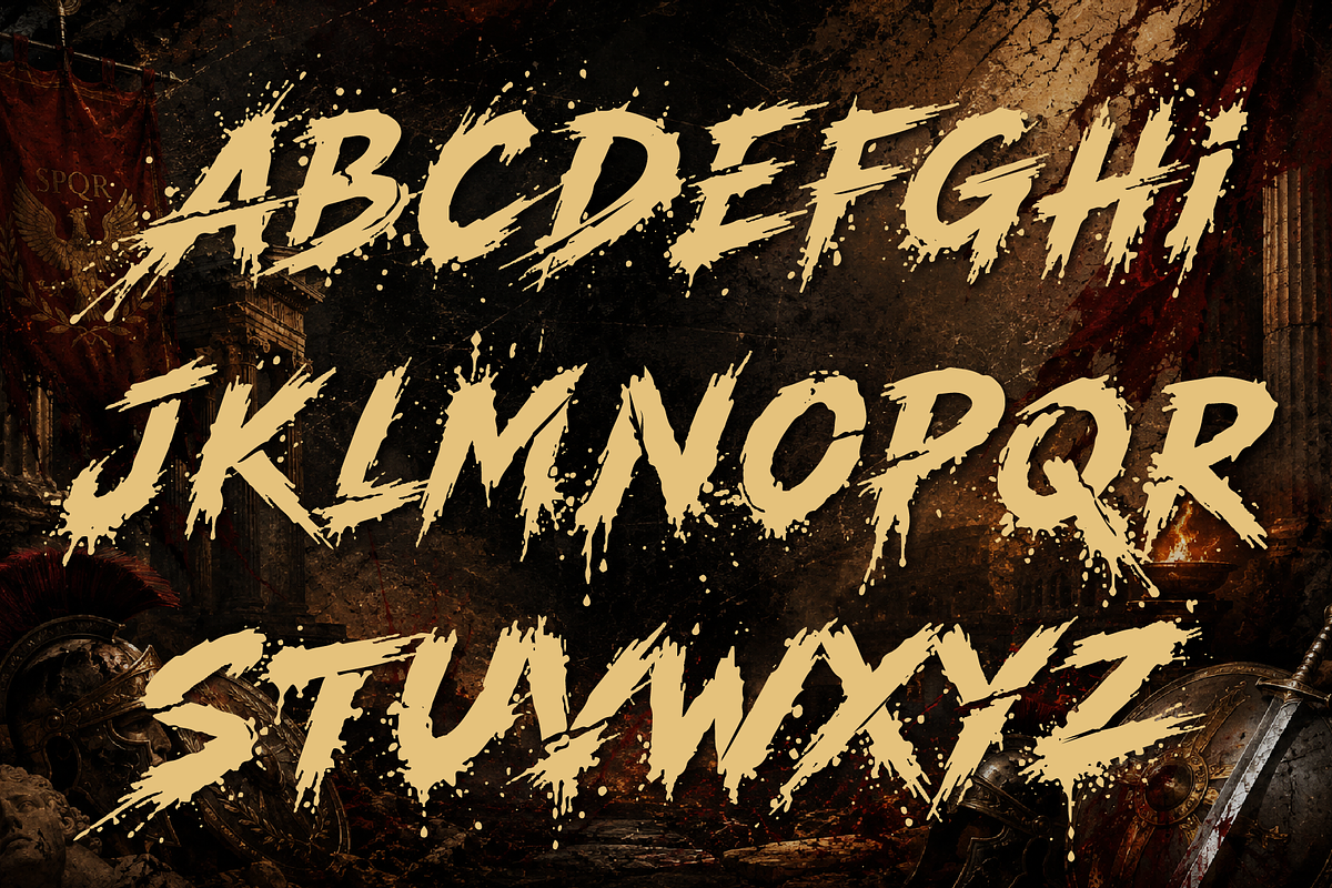BladeOdessey - Chaos Dangerous Font, a Handwritten Font by HypeWorksCo (Photo 14 of 16)