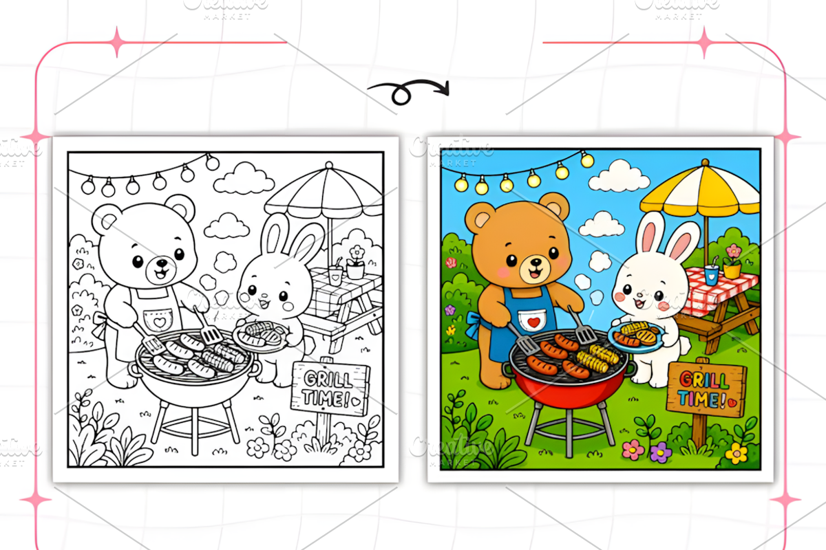 Bold and Easy Cozy Sunday Coloring, a Decorative Illustration by Design Station (Photo 6 of 8)