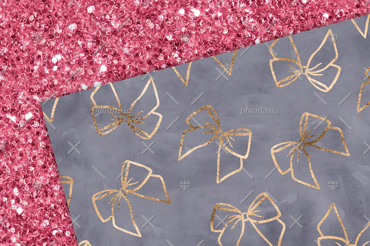 Valentines Day Basic Papers, a Pattern Graphic by Phantasia Design (Photo 5 of 5)