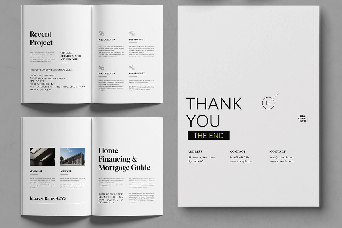 Real Estate Brochure Template, a Brochure Template by MightyDesign (Photo 5 of 8)