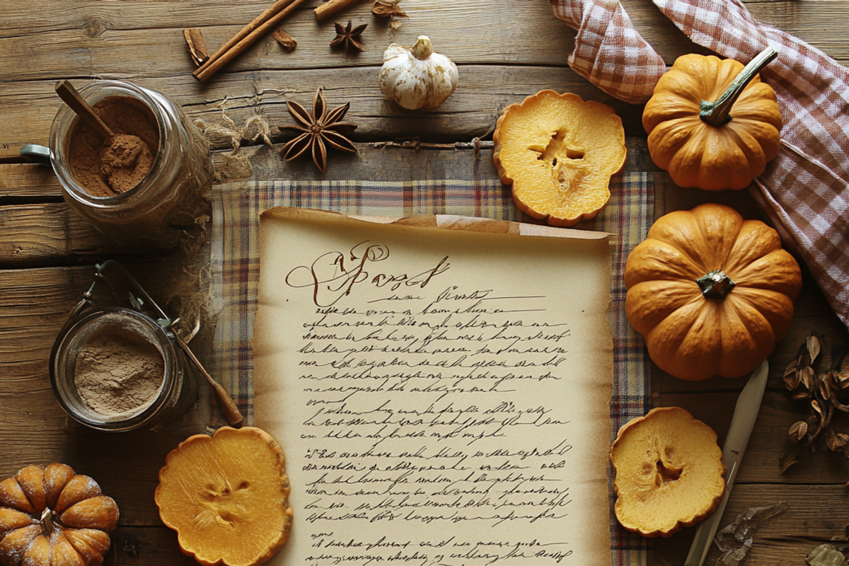 Autumn Spice Recipe Card, a Background Graphic by Printable Treasure (Photo 6 of 8)