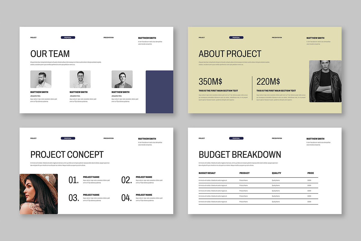 Professional Project Proposal, a Presentation Template by Mighty-Slide (Photo 3 of 6)