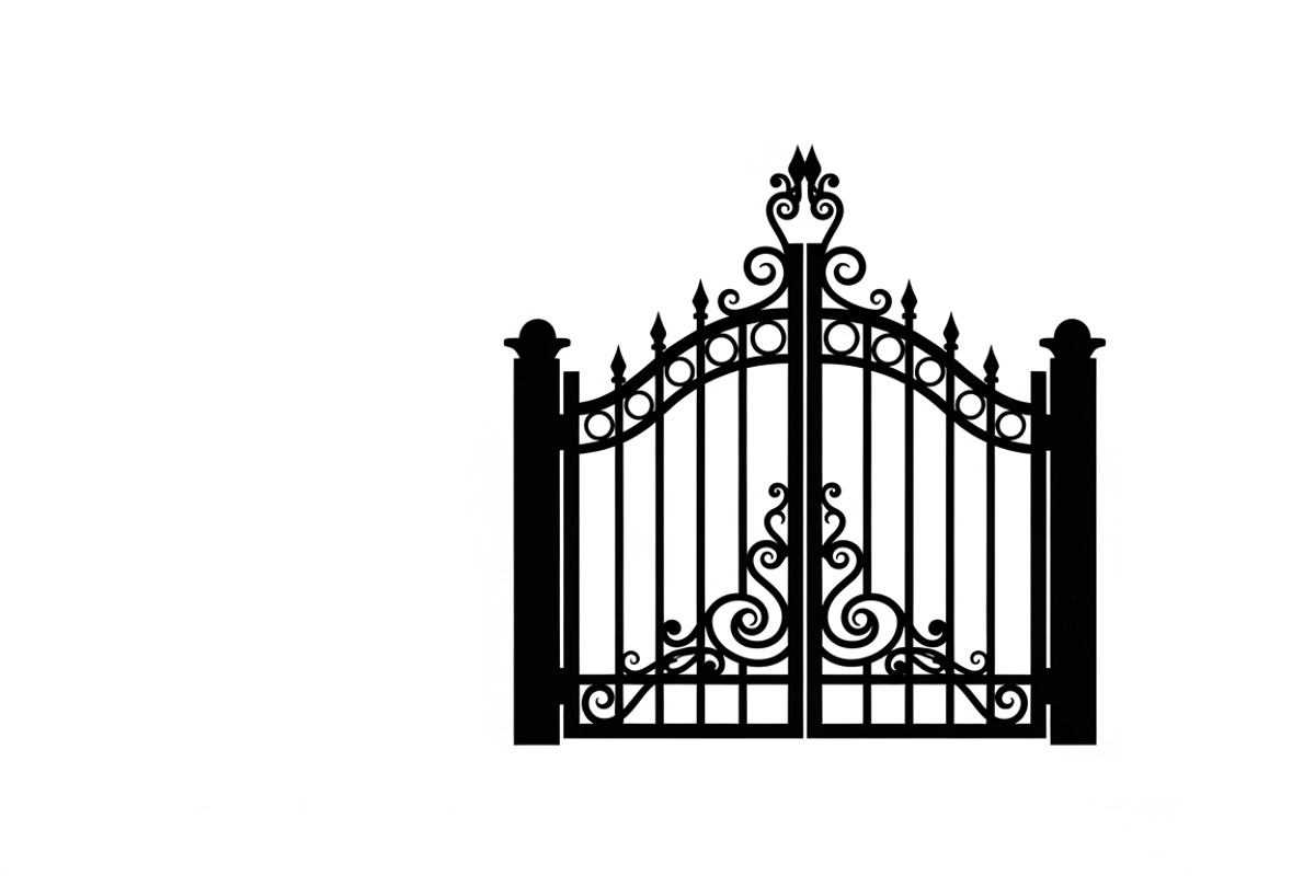 Ornate Iron Gate SVG Bundle, an Illustration by Designs_River (Photo 25 of 31)