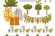 Safari Party Clipart pack, an Animal Illustration by Paper Doll Pets (Thumbnail 3 of 6)