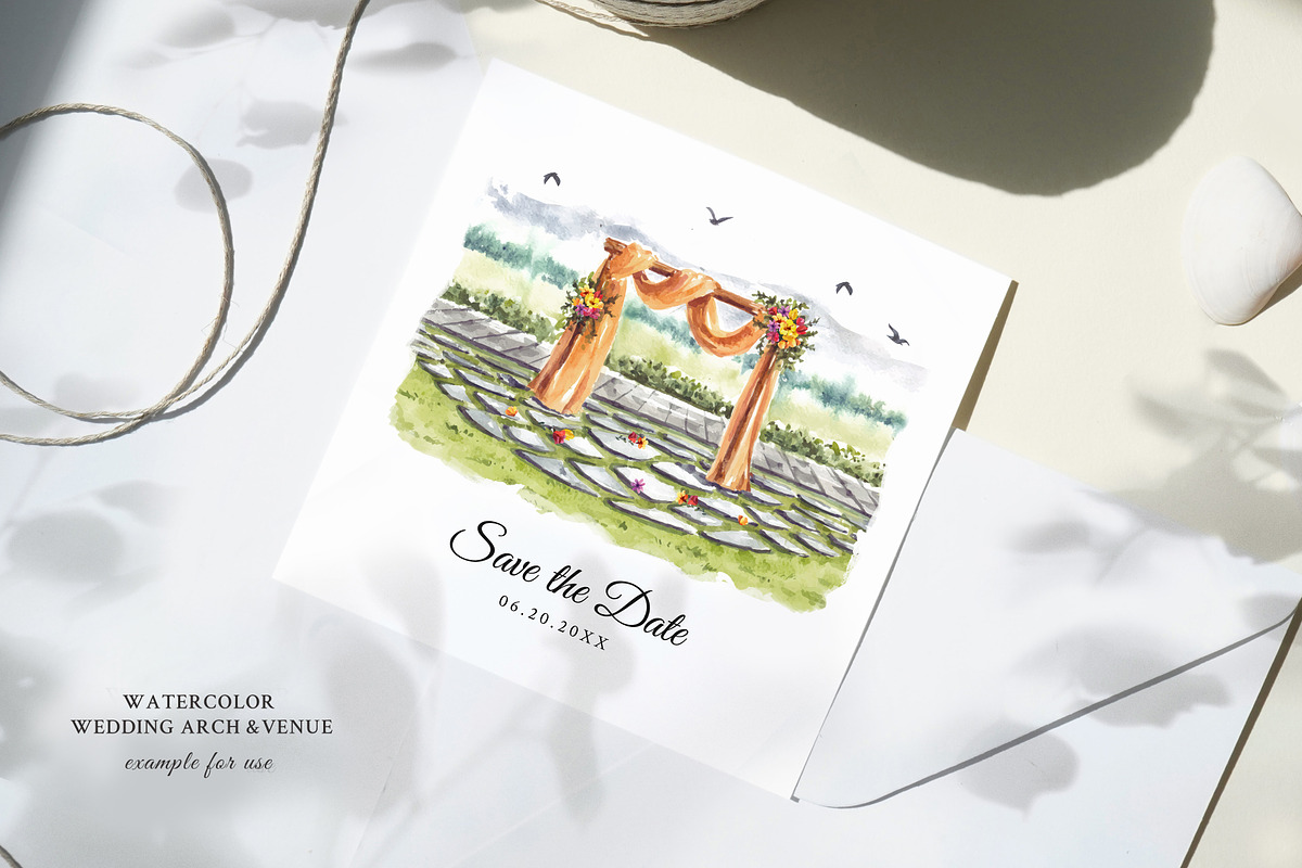 Wedding Arch & Venue, an Object Illustration by Yorda Studio (Photo 9 of 9)