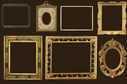 Renaissance Golden Frames Cliparts, an Object Graphic by Lilithcollageart (Thumbnail 12 of 14)