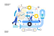 Memphis Business, vector illos, a Templates & Theme by Grivina's shop (Thumbnail 27 of 27)