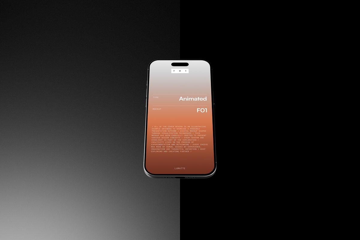 Animated iPhone Air Mockup F01, an iPhone Mockup by Lumatte (Photo 2 of 9)