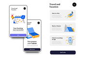 44 UX Illustration | Vacation, a Seasonal Illustration by Directico Design Kit (Thumbnail 2 of 8)