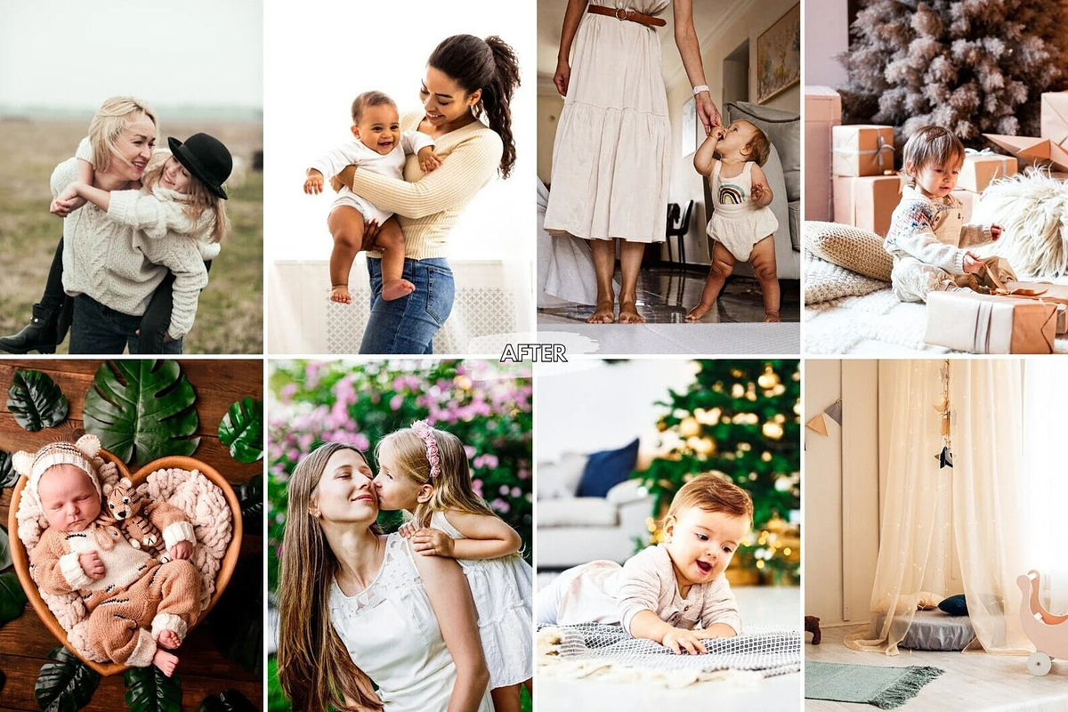 10 Mommy Blogger Lightroom Presets, a Preset Add-On by LucaTheme (Photo 3 of 9)