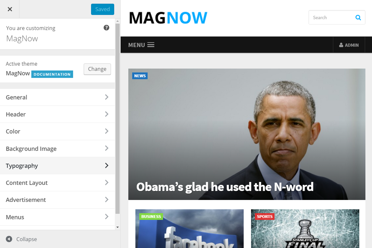 MagNow WordPress Theme, a WordPress Template by Theme Junkie (Photo 2 of 4)