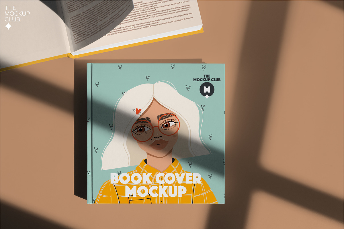 BOOK COVER MOCKUP SET, a Print Template by MCKP*ME (Photo 7 of 11)