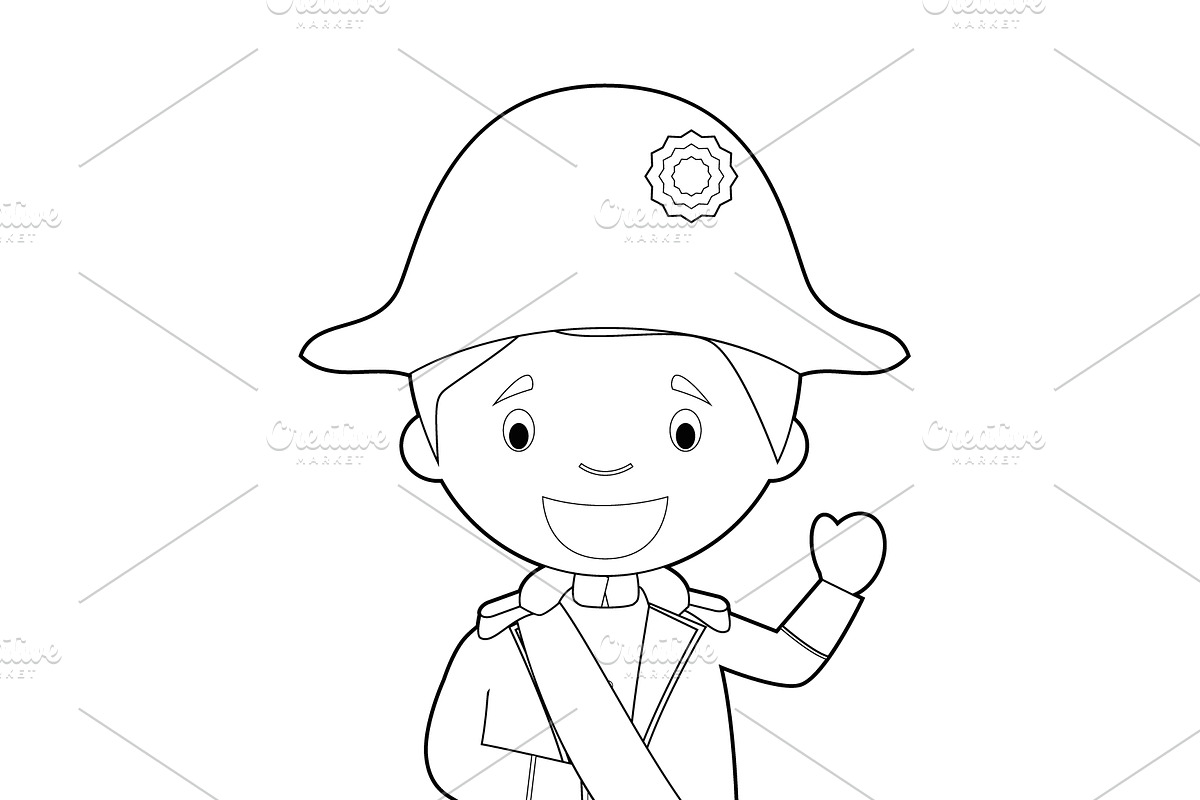 125x Kids of the World for Coloring, an Education Illustration by asantosg (Photo 10 of 23)