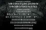 Spooky | Script Font, a Script Font by Scratchones (Thumbnail 7 of 8)