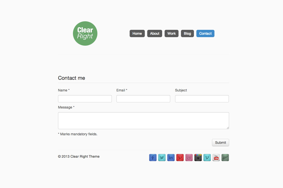Clear-Right WordPress Theme, a WordPress Template by Pixelcrowd (Photo 5 of 5)