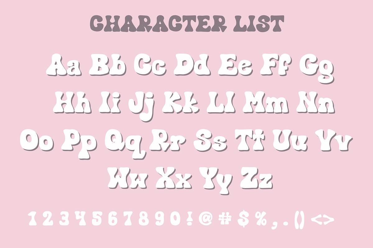 Nostalgia Hand Drawn Retro Font, a Sans Serif Font by Mastilo Designs (Photo 2 of 6)