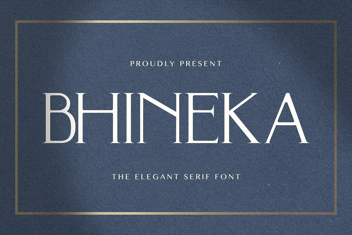 BHINEKA - Elegant Serif Font, a Serif Font by StringLabs (Photo 1 of 9)