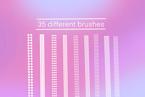 30 Procreate Dots & Circle Brushes