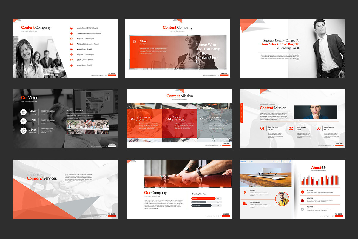 Tahes.Co Keynote Templates, a Presentation Template by Stock Shape (Photo 3 of 7)