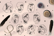 Collection human face and hands., a Person Illustration by Moonflora (Thumbnail 3 of 8)
