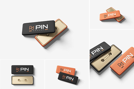 Pin Mockup, a Product Mockup by Indah