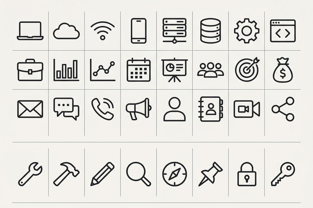 43 Beauty Makeup Outline Icons, an Outline Icon by adenpinkstore (Photo 14 of 24)